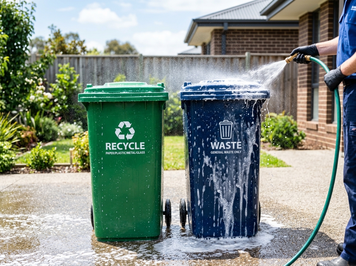 Trash bin and recycling bin cleaning service in Ottawa