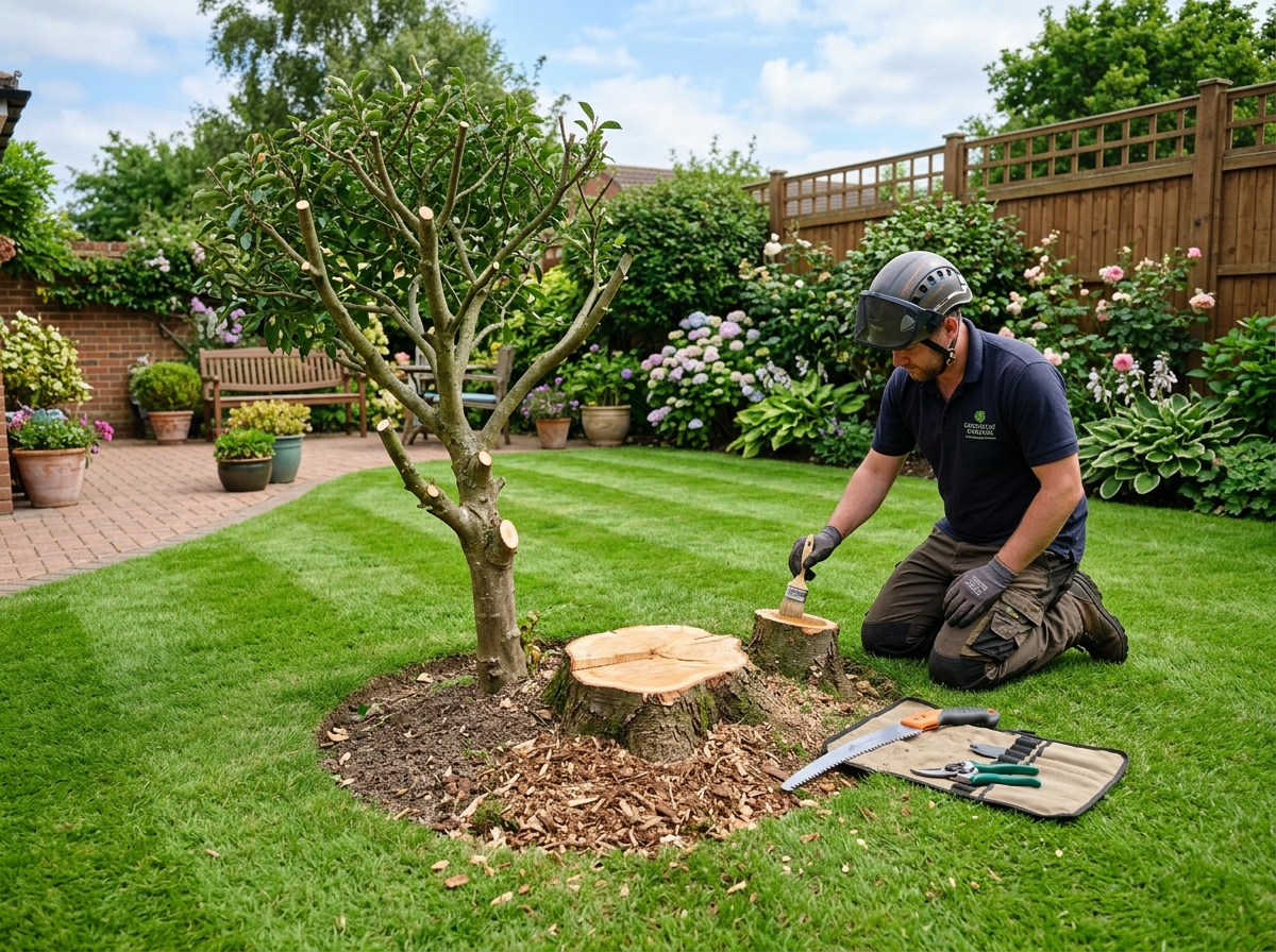 Small tree and stump removal service in Ottawa